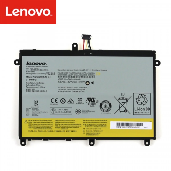 Orignial Lenovo L13L4P21, L13M4P21 Battery for Ideapad Yoga 2 11, Yoga 20428, Yoga 2332 - Image 4