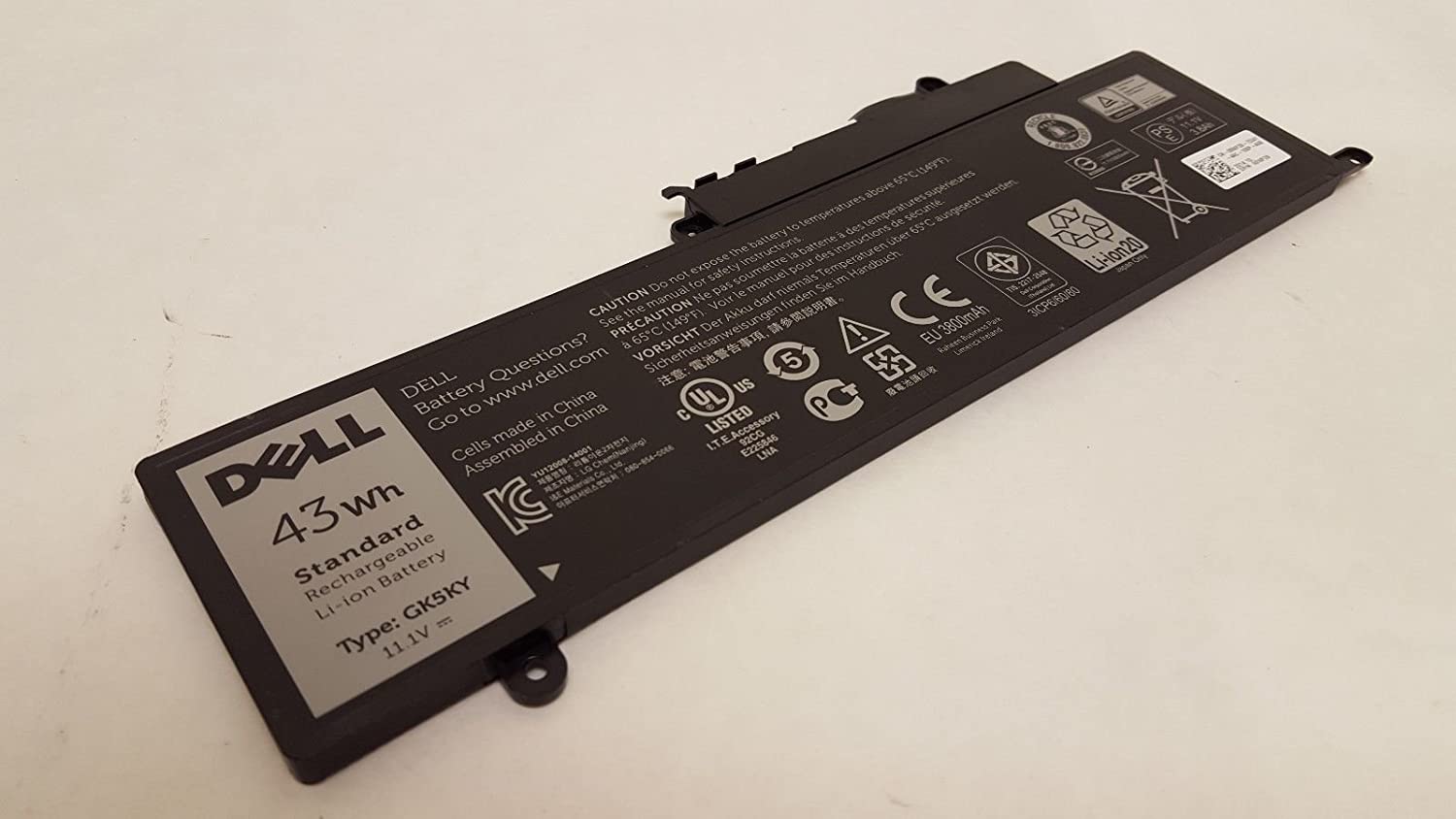 11.1V 43WH New Laptop Battery GK5KY for 13 7000 13 7347 Convertible 13.3 inch Replacement batteries-- MPN: GK5KY - Image 6