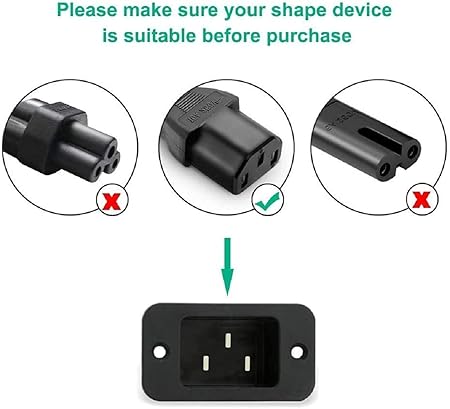 WMart Replacement Desktop Power Cable Cord (1 Meter) BIS Certified - 3 Pin Indian Plug - Image 4