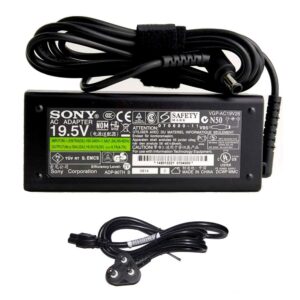 Original 90w 19.5v adapter charger for Sony VAIO VGN-FW375JB-- MPN: Sony 90w (Power Cord Included)
