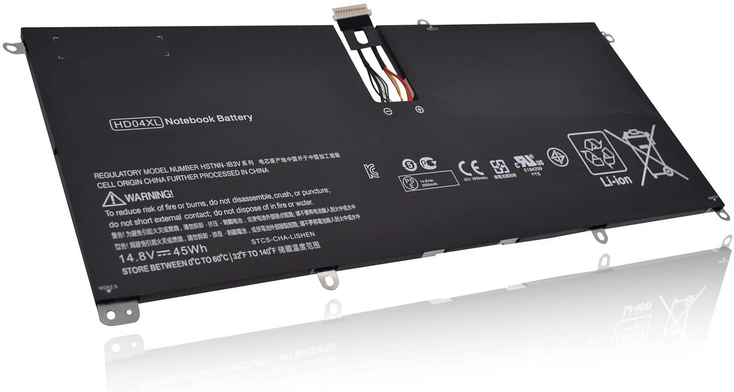 14.8V 45Wh 4 Cells Laptop Batteries compatible with HP Envy Spectre XT 13-2000eg 13-2021tu 13-2120tu 685866-1B1 HD04XL HDO4XL HSTNN-IB3V PC