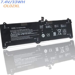 7.4V 33Wh HP original OL02XL Laptop Battery compatible with HP Elite x2 1011 G1 750549-001 HSTNN-DB5Z L8L94PA M5T71PA OL02033XL