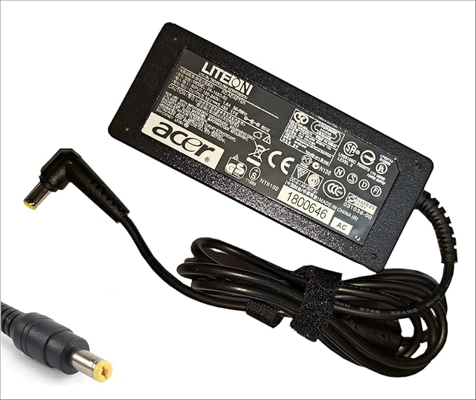 Acer Aspire 1600 65W Original 65 W Adapter (Power Cord Included)--MPN: Aspire 65W - Image 4