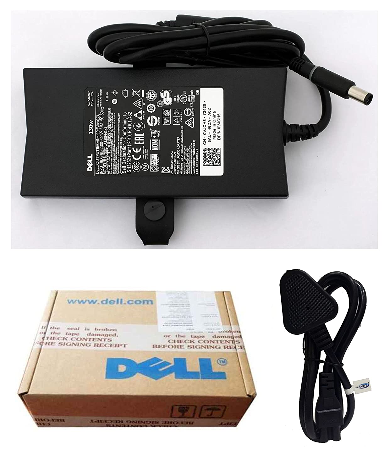 DELL 130W 19.5V 6.7A Adapter Charger for Alienware 13 Alienware Alpha M11x M11x R2 M11x R3-- MPN: JU012 - Image 3