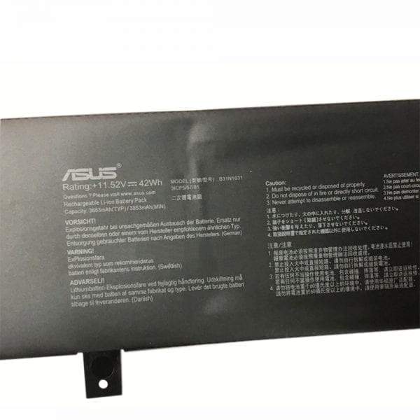 Original Asus B31N1631 Asus Vivo Book 15 X505BA-EJ121T, Vivo Book S505ZA-BR817T Laptop Battery - Image 2