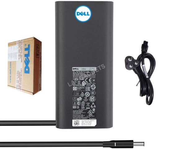 Dell 130W 19.5V 6.67A Slim Laptop Adapter Charger with Power Cable - Image 4