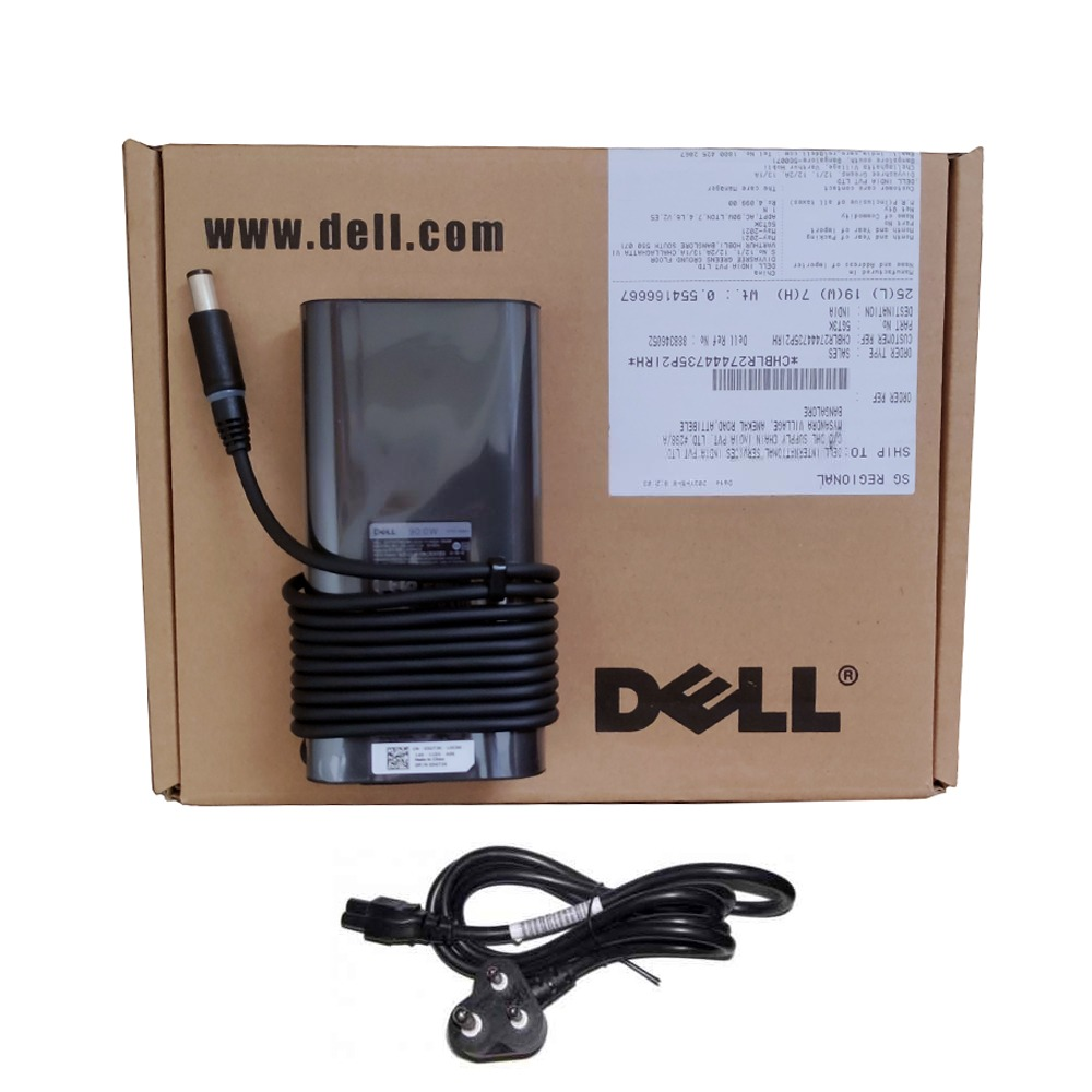 DELL Genuine Original 9RCDC 90W AC Adapter for Dell Vostro (Black)