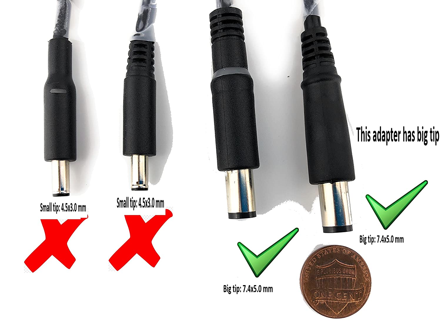 DELL Genuine Original 9RCDC 90W AC Adapter for Dell Vostro (Black) - Image 4