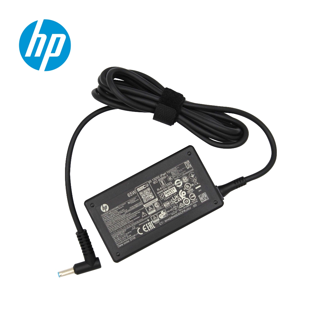 HP 13.3-inch Series Laptop Adapter Charger 65W 19.5V 3.33A Bluetip for HP Envy 15-j000 5 x360 TPN-Q146 X2 13(With Power Cable) -- MPN: HP 65W Bluetip New Shape - Image 8