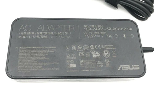 Original 19.5V 7.7A 150W A17-150P1A A17150P1A Asus G73SW G73 FX504GD-58250 Laptop Adapter(4.5mm*3.0mm)
