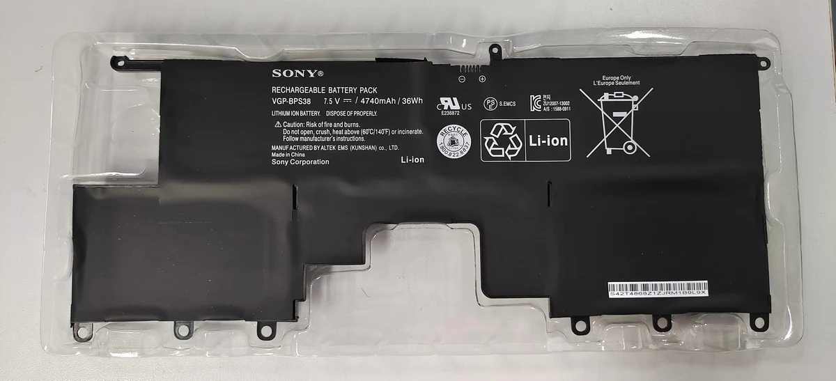 7.5V 4690mAh 36wh Original VGP-BPSE38 Sony Svp13 Pro13 Pro11 Ultrabook Vgp-bpse38 P13218 P13219 Laptop Battery