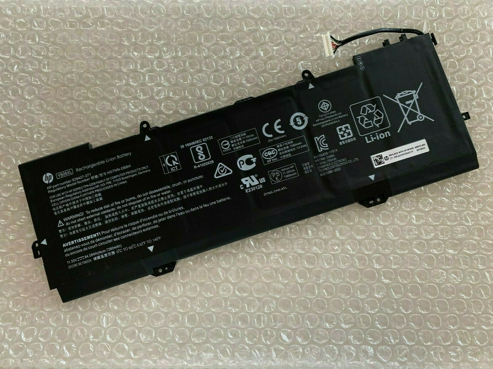 YB06XL HP Spectre X360 15-CH 2018 15-CH000NA 15-CH000TX 15-CH004NL 15-CH005NG 15-CH012TX Series Laptop Battery