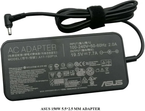 ASUS 150W 5.5 * 2.5MM ADAPTER FOR ASUS G73S G74 G53S 150W Charger Asus TUF Gaming FX505 FX505D FX505DU K571GT - Image 2