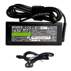 Sony 90w charger adapter 19.5v- 4.7amp with power cord – 1yr warranty-- MPN: Sony 90w