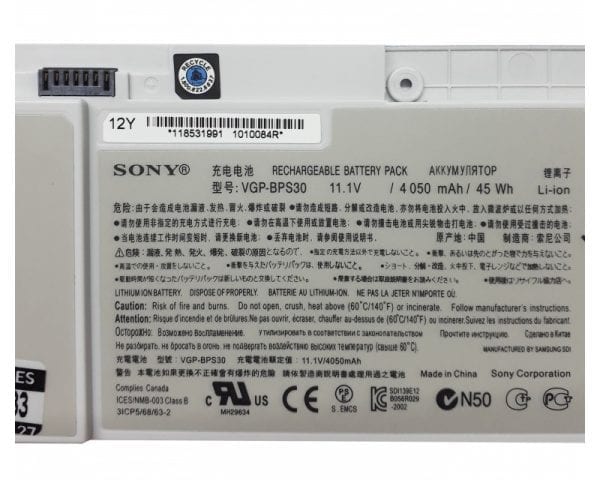 Genuine New VGP-BPS30 Battery For Sony VAIO SVT-11 SVT-13 T11 T13 SVT-1111M1E/S VT13117ECS Series Notebook