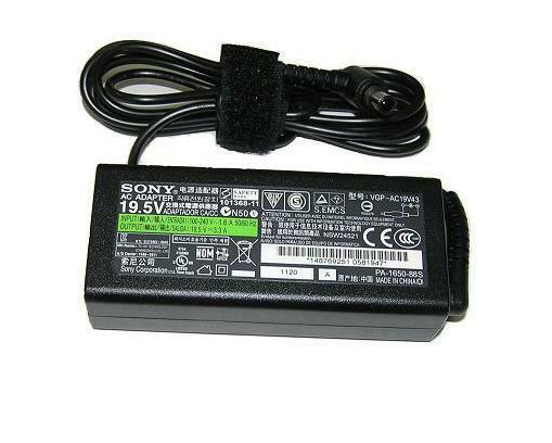Original 65W 19.5V 3.3A (6.5mm*4.4mm) Laptop Charger for Sony PCG-707, 717-- MPN: SONY 65W Charger